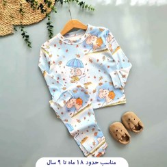 تصویر لباس خانگی بلوز شلوار استین بلند سد 