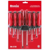 تصویر ست ۱۲ عددی پیچ گوشتی رونیکس مدل RH-2728 