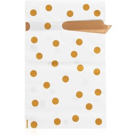 تصویر پلاستیک فانتزی بند پاپیونی طرح خال خال 