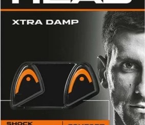 تصویر ضربه گیر راکت تنیس هد 2 عددی مدل Xtra Damp رنگ نارنجی 