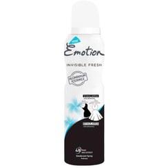 تصویر اسپری دئودورانت زنانه ایموشن مدل invisible fresh Emotion deodorant spray for women, invisible fresh model