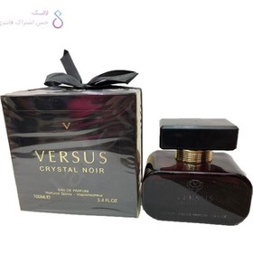 تصویر ادوپرفیوم زنانه ورساچه مشکی فراگرنس ورد مدل Versos حجم 100 میلی لیتر Fragrance World Versus