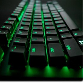 تصویر کیبورد گیمینگ ریزر Blackwidow X TKL Razer BlackWidow X Tenkeyless GREEN Switch-Black Gaming KeyBoard