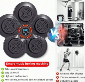 تصویر گجت بوکس موزیکال دیواری smart musical boxing machine