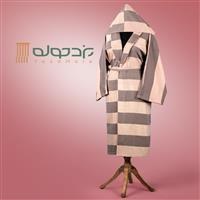 تصویر حوله تنپوش نخی سنتی یزدی سوپر لوکس طرح آرکان کد 2 Yazdi traditional cotton bodysuit towel