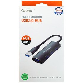 تصویر هاب فلزی 4 پورت USB3 دی نت مدل DT-430 