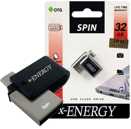 Spin Usb خرید و قیمت فلش مموری 32 گیگابایت ایکس انرژی مدل SPIN USB2.0 | ترب