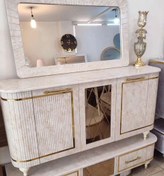 تصویر ست آینه کنسول و میز تی وی کلاسیک 