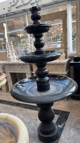 تصویر آبنما سنگی مشکی 