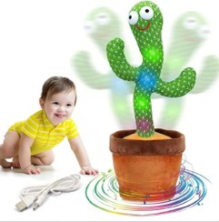 تصویر اسباب بازی کاکتوس رقصنده شارژی با قابلیت تقلید صدا 