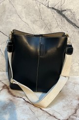 تصویر کیف دستی چرمی زنانه مدل بیسیک برند زارا همراه 2 مدل بند zara bag