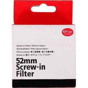 تصویر فیلتر لنز دوربین مدل Canon UV 52mm Screw-in Filter 