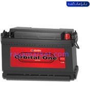 تصویر باطری 12ولت 70 آمپر قطب بلند اوربیتال وان سپاهان Battery 12V 70 AH Orbital One Left&Right Sepahan