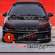 تصویر کاسه چراغ جلو اسپرت پژو 206 مدل BMW قرمز(سفارشی 10 روزه) 