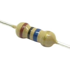 تصویر مقاومت 10 مگا اهم 1/4 وات 5% resistor 10 M ohm 1/4W 5%