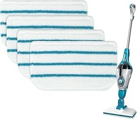 تصویر لنت های مپ بخار جایگزین سازگار با سیاه+دکوراسیون بخار MOP SM1600 ، SM1610 ، SM1620 ، HSM13E1 ، HSMC1300FX ، HSMC1321 ، HSMC1361SG تمیز کننده سیاه و دکر جایگزین لنت ها برای تمیز کردن کف Steam Mop Pads Replacement Compatible with Black+Decker Steam Mop SM1600, SM1610, SM1620, HSM13E1, HSMC1300FX, HSMC1321, HSMC1361SG Cleaner Black and Decker Steam Mop Replace Pads for Floor Cleaning