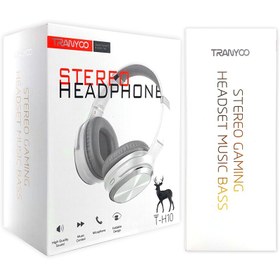 تصویر هدست بلوتوث Tranyoo مدل T-H10 ا headset wireless bluetooth Tranyoo T-H10 headset wireless bluetooth Tranyoo T-H10