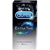 تصویر کاندوم تاخیری دورکس مدل اکسترا تایم Durex Extra Time بسته 10 عددی 