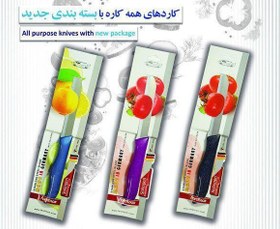 تصویر چاقو آشپزخانه زولینگن ۶ تکه استیل 