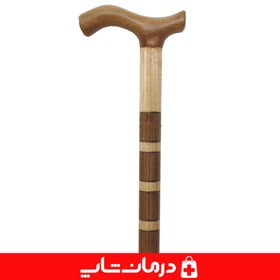 تصویر عصای چوبی کد 11 عصا چوبی سالمندی عصا پیاده روی چوب سفید درمان شاپ فروشگاه انلاین تجهیزات پزشکی و کالای پزشکی 402232 