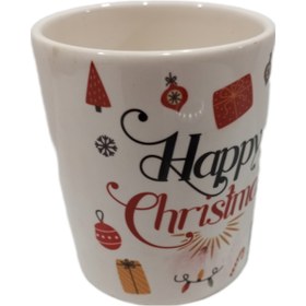 تصویر گلدان سرامیکی کریسمس طرح 4 