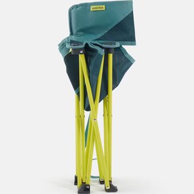 تصویر صندلی تاشو کمپینگ کچوا Quechua Folding Camping Chair - Yellow - MH100 - 110 Kg 