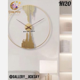 تصویر ساعت دیواری مدرنH120 - مشکی 