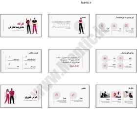 تصویر دانلود قالب پاورپوینت مدیریت تعارض | طراحی حرفه‌ای برای ارائه‌های سازمانی و آکادمیک 