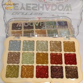 تصویر پالت سایه چشم گلیتری هولد مورنینگ Hold morning - کد 1 hpld morning eyeshadow