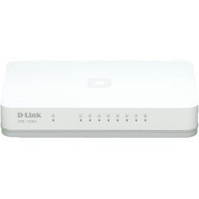 تصویر سوییچ 8 پورت گیگابیتی و دسکتاپ دی-لینک مدل DGS-1008A ا D-Link DGS-1008A 8-Port Gigabit Desktop Switch D-Link DGS-1008A 8-Port Gigabit Desktop Switch