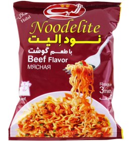 تصویر نودل با طعم گوشت الیت 75 گرم 