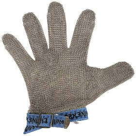 تصویر دستکش قصابی ( زنجیری ) ضد برش NIROFLEX رنگ نقره ای 