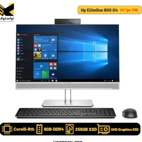 تصویر آل این وان لمسی مدل HP EliteOne 800 G4 استوک 