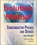 تصویر Solution Manual for Semiconductor Physics and Devices – Donald Neamen 