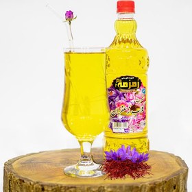 تصویر شربت گلاب زعفران 