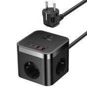 تصویر شارژر رومیزی 30 وات بیسوس مدل (PowerCombo BPS30-3E (E00066400117-00 