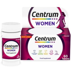 تصویر Centrum Women Multivitamin A to zink مولتی ویتامین سنتروم مخصوص بانوان 