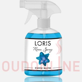 تصویر اسپری خوشبو کننده هوا لوریس LORIS مدل اگزوتیک بلند (exotic blend) حجم 500 میلی لیتر 