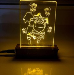 تصویر بالبینگ طرح لاوا هوند کلش رویال 