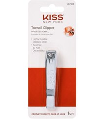 تصویر قیچی ناخن پا نقره‌ای برند kiss Toe Nail Clipper Silver