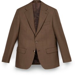 تصویر کت و شلوار قهوه‌ای - 56218 