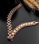 تصویر دستبند رولکس نگین‌دار ژوپینگ 