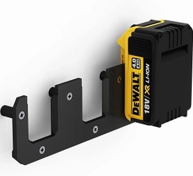 تصویر پایه دیواری باتری NewGround دیوالت NewGround Designs Battery Wall Mount Suitable for DeWalt 18 V / 14.4 V Batteries