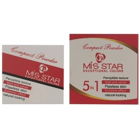 تصویر پنکک میستار مدل MC02 شماره 2 Mis Star MC02 Compat Powder