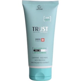 تصویر شامپو تخصصی ضد ریزش خشک و نرمال تراست Trust specialized anti-hair loss shampoo for dry and normal hair