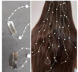 تصویر ریسه مو مرواریدی کد 05 