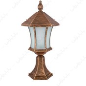 تصویر چراغ سردری حیاطی و پارکی تکشیدفام مدل ویکتوریا کمرباریک کد 8210C 