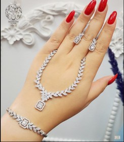 تصویر سرویس جواهری نقره silver jewelry