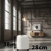 تصویر گالن 20لیتری سفید بی رنگ(بسته 12عددی) 