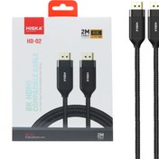 تصویر کابل HDMI هیسکا 2 متری مدل HD-02 | پشتیبانی از کیفیت 8K Ultra HD 